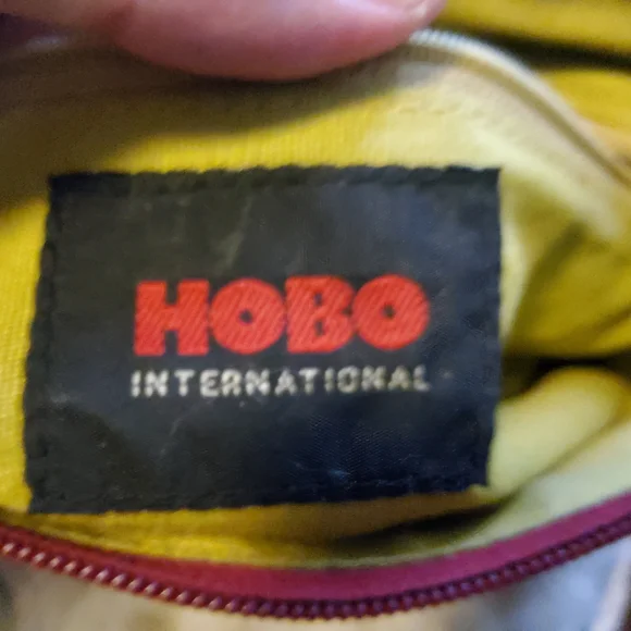 HOBO International Red Leather Shoulder Bag GUC - Picture 3 of 14